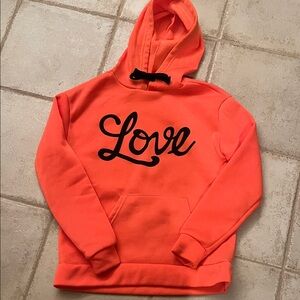 Bobbie Brooks coral in color hooded sweatshirt Size Small